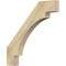 Ekena Millwork 4"W x 34"D x 34"H Merced Rough Sawn Knee Brace, Douglas Fir BRC04X34X34MRC00RDF - alternate 1